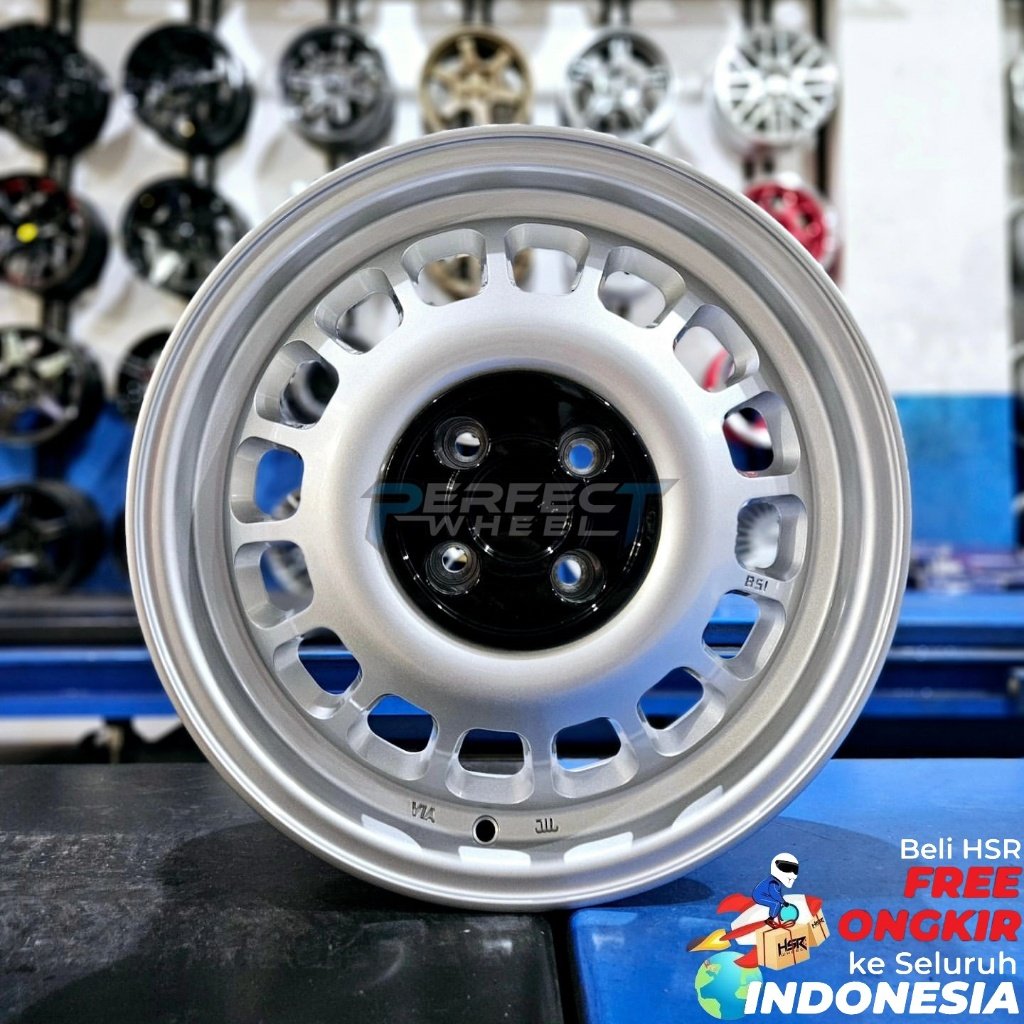 Velg Mobil Ring 15 Terbaru Hsr Wheel BSI Velg Racing Brio,Agya,Calya,Datsun