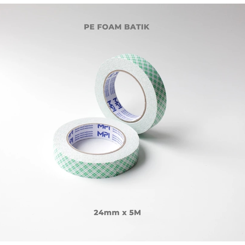

Double Tape Busa Foam Putih PMI Tape 24MM x 5M