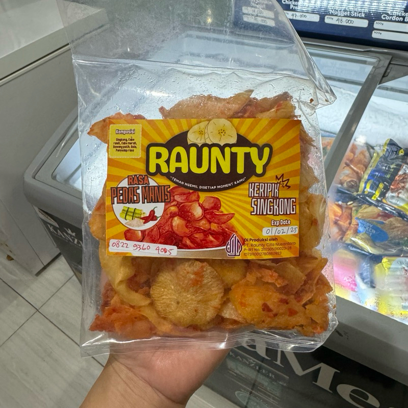 

Keripik singkong/ubi raunty 100gr