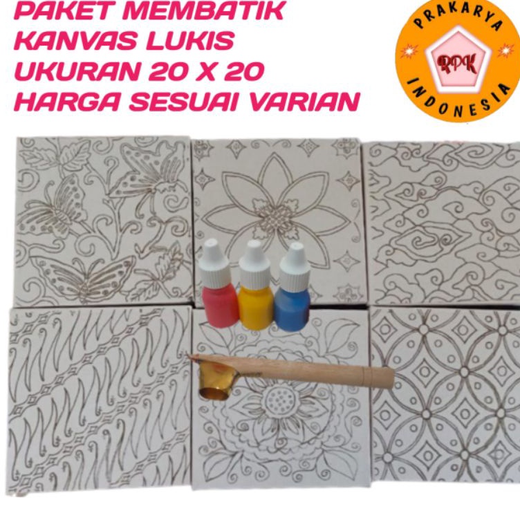 

Penjualan Terbaru Kanvas 2x2 paket batik