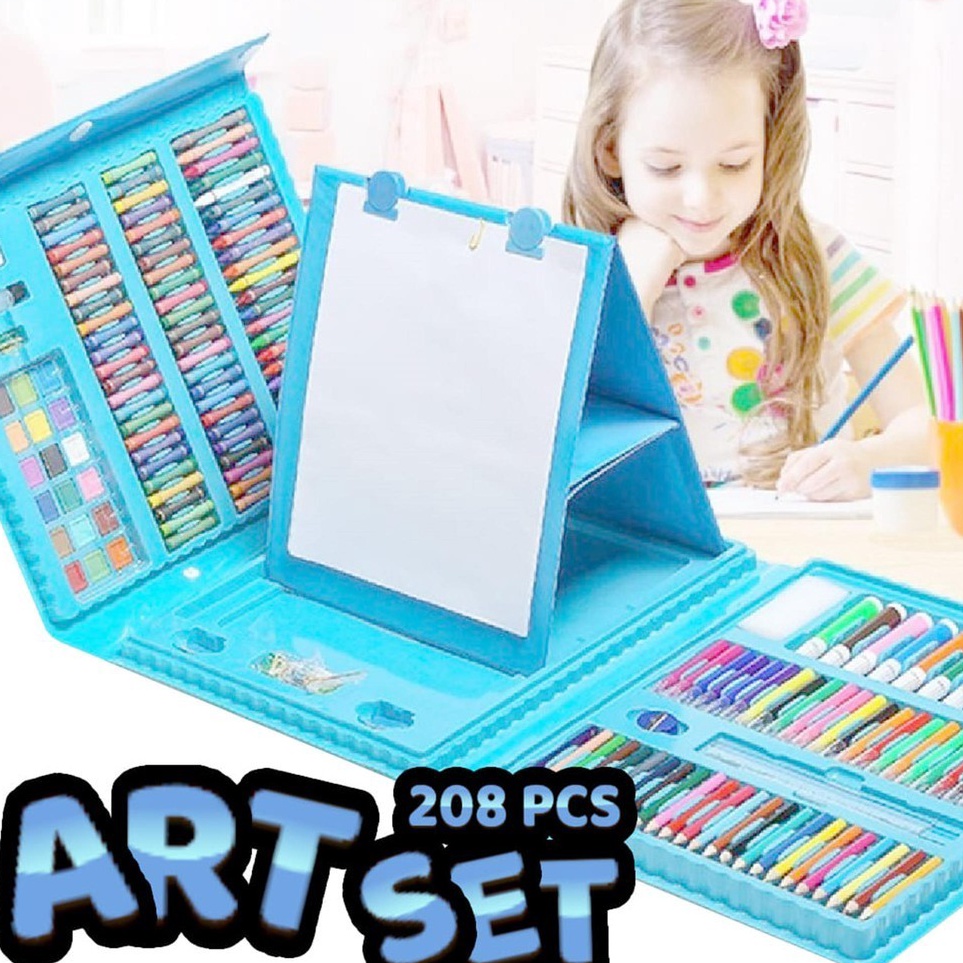 

Super Stock Crayon Art Set Colouring Box Krayon Lengkap 28
