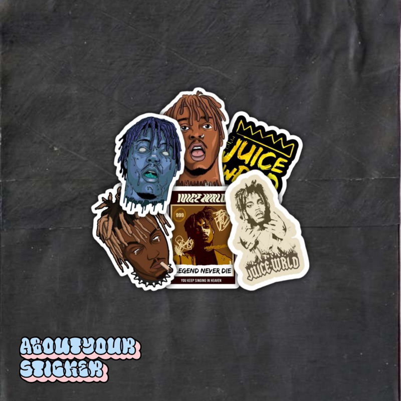 

STICKER PACK JUICE WRLD VOL 2 isi 6pcs