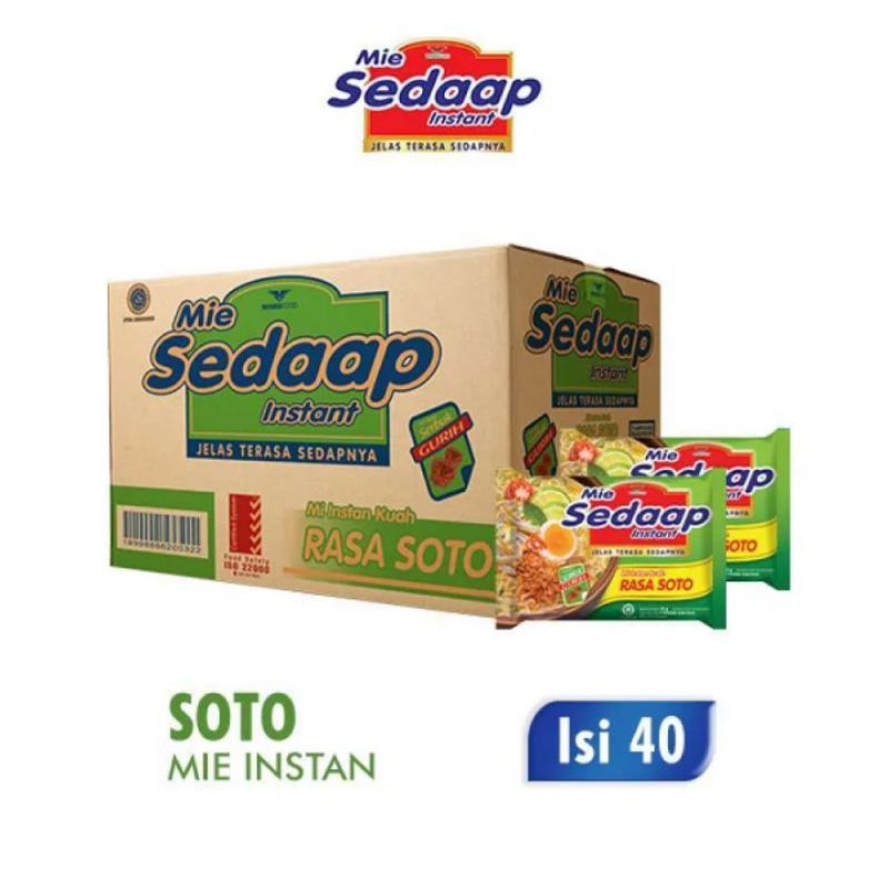 

SEDAAP Mie Soto 75 gr 1 Dus 40 pcs