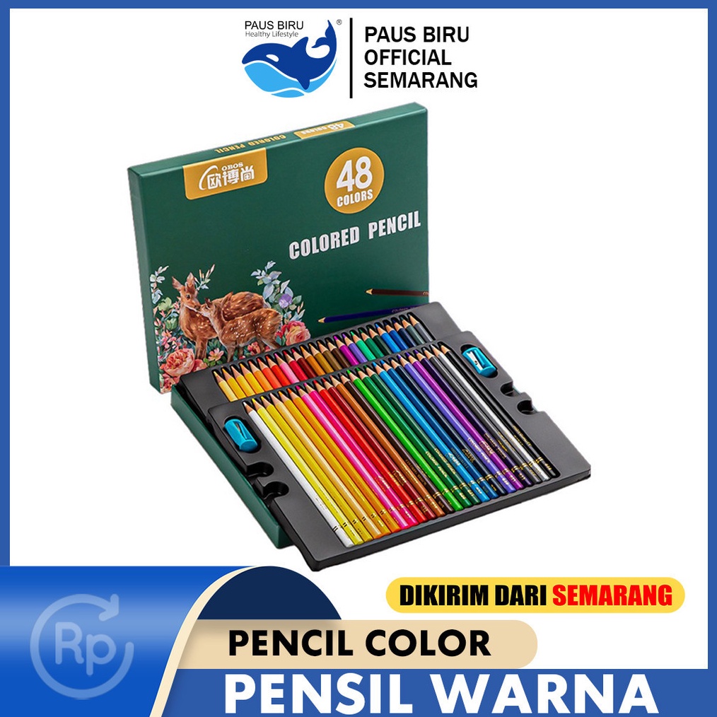 

KODE T9B Paus Biru Oil Pencil Color Pensil Warna Minyak 4872