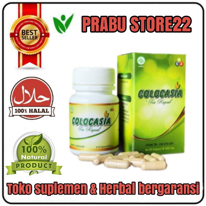 Obat Colocasia Asli GARANSI Meredakan Nyeri Tulang Nyeri Sendi dan Lutut Colocasia Tea Kapsul