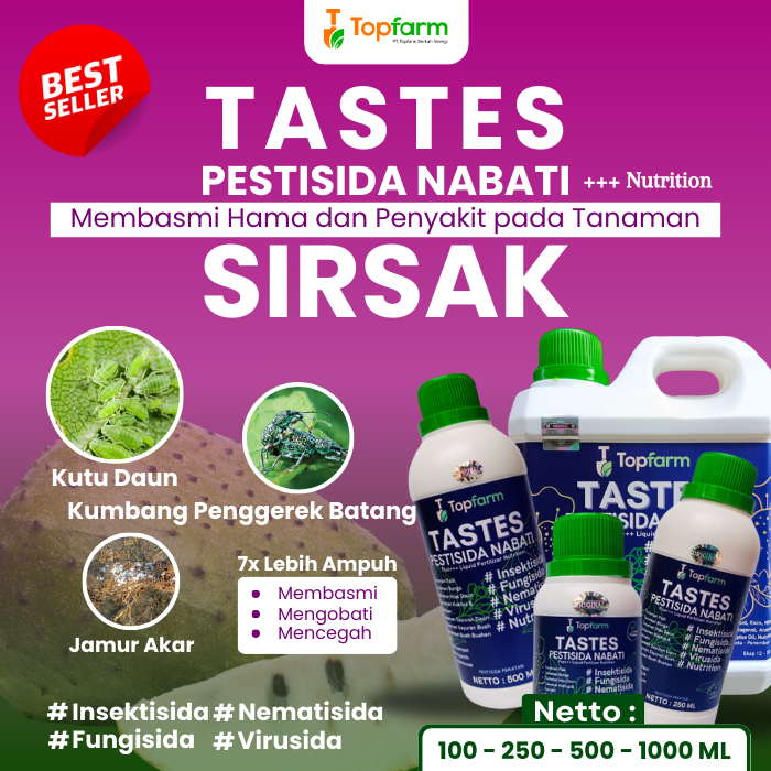 Obat Hama Jamur Sirsak / Obat Hama semut, Ulat Buah Sirsak / Obat Ulat Buah Sirsak / Obat Ulat Buah 