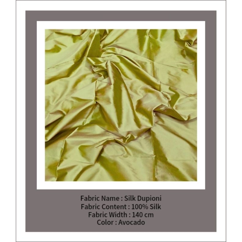 JAHAN-ARA™ - BMP - Avocado - Kain Satin - Kain Silk - Kain Sutra - Kain Satin Premium - Kain Silk Pr