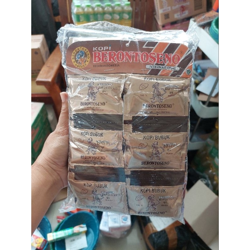 

Kopi Berontoseno 1 pak isi 5 renteng total 100 sachet