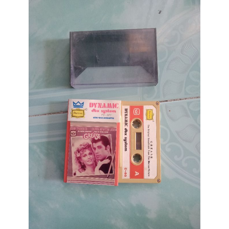 Kaset John Travolta n Olivia Newton john Grease