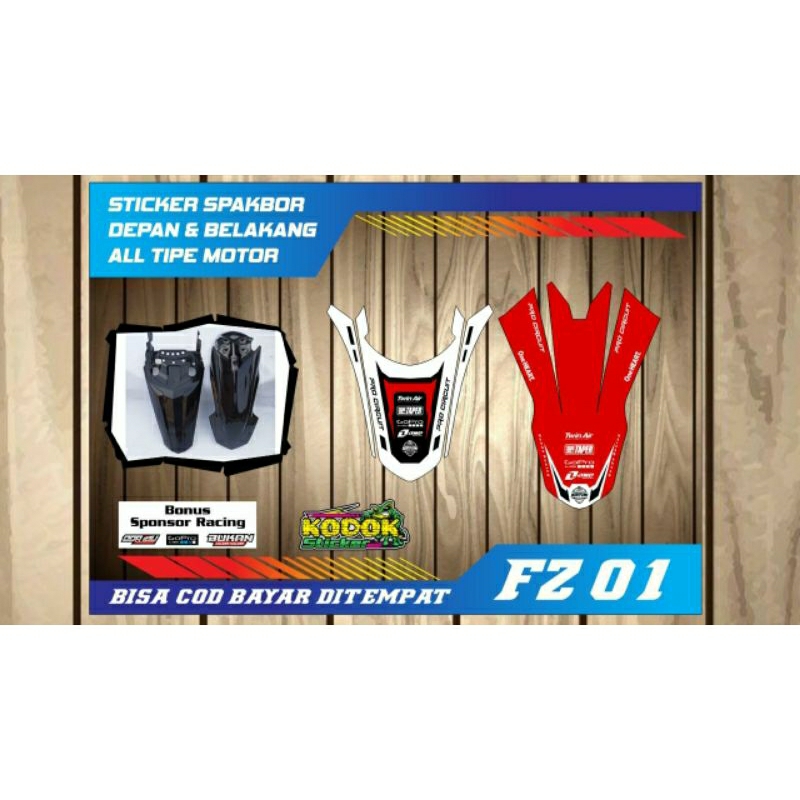 Sticker Papan dan Spakbor CRF/klx dtracker ktm yz85 kx 85 250 gordon WR 155 ojek gabah  Desain Free 