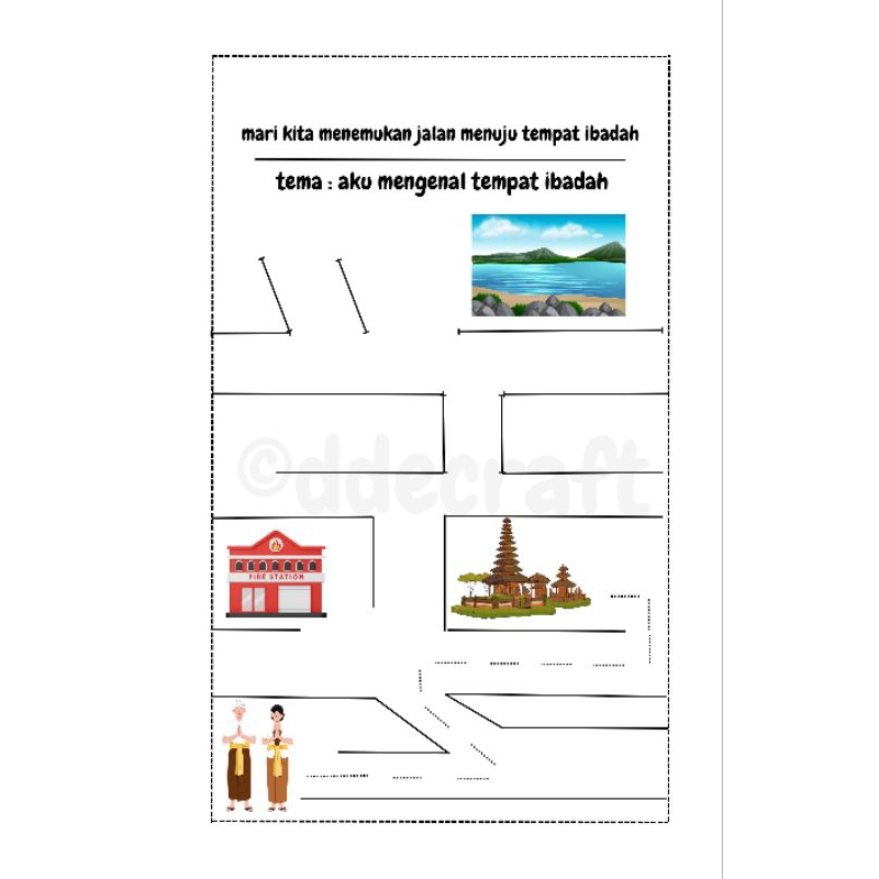 worksheet anak tk/ worksheet 3-4 tahun/ worksheet perkalian / lembar kegiatan anak