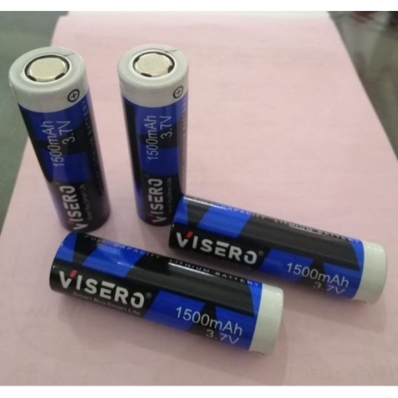 Baterai Lithium 3,7v 18650 1500mah VISERO