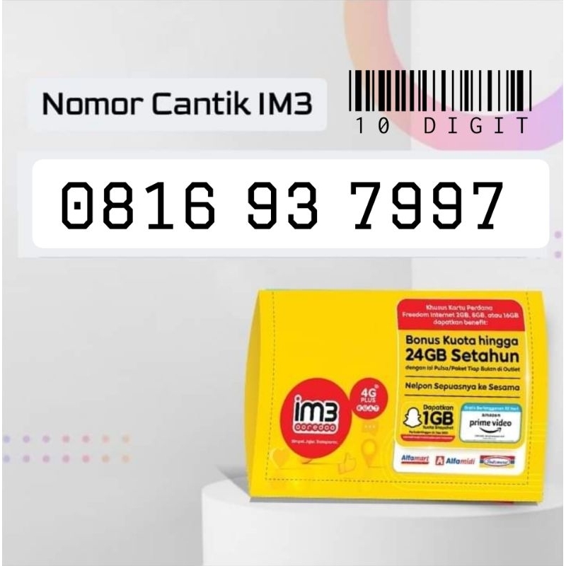 nomor cantik indosat 10 digit