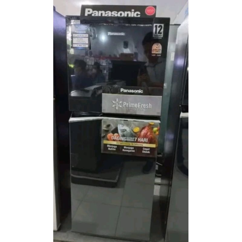 KULKAS PANASONIC 2 PINTU INVERTER 210 LITER NR-BB211Q-PK GARANSI RESMI BB211 NR BB211 NRBB211Q 211Q