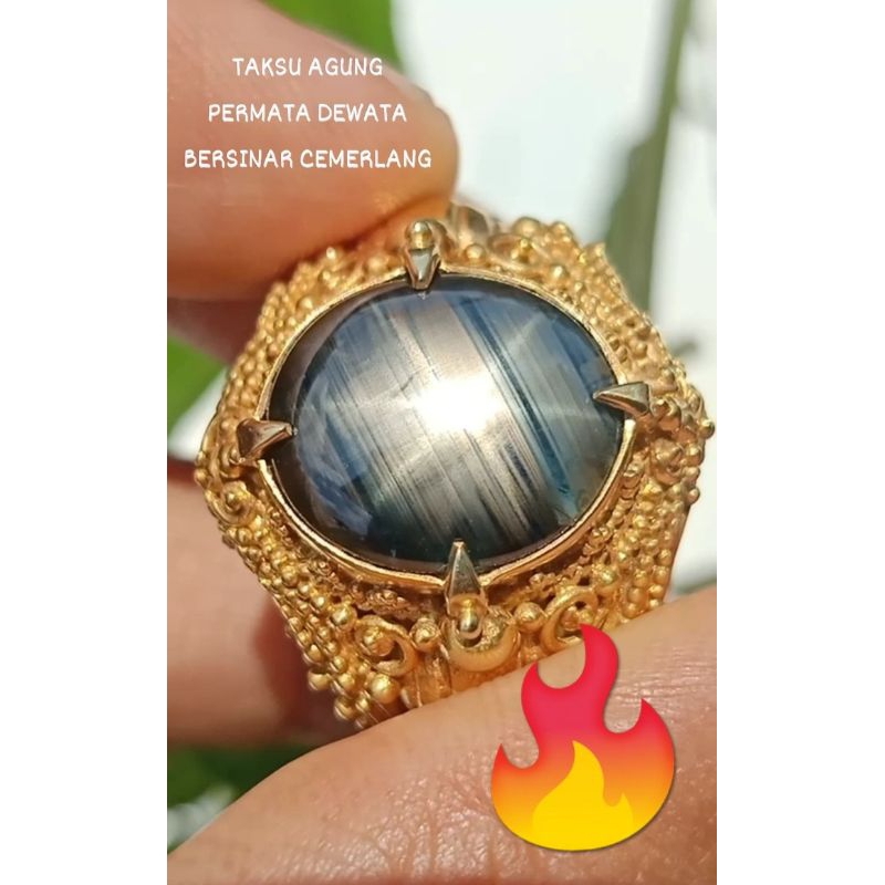 HQ bangsing kresnadana PARTHAWIJAYA serat bebed HQ star 12 rays ada ruby burma windusara dan blue sa