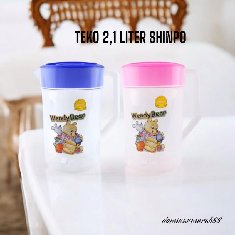 TEKO PLASTIK 2.1 LITER SHINPO / ESKAN PLASTIK