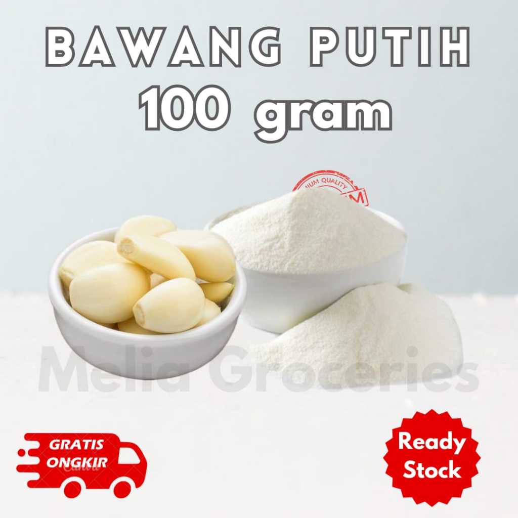 

Bubuk Bawang Putih 100gr / Garlic Powder 100gr / 100% Original / Premium Quality