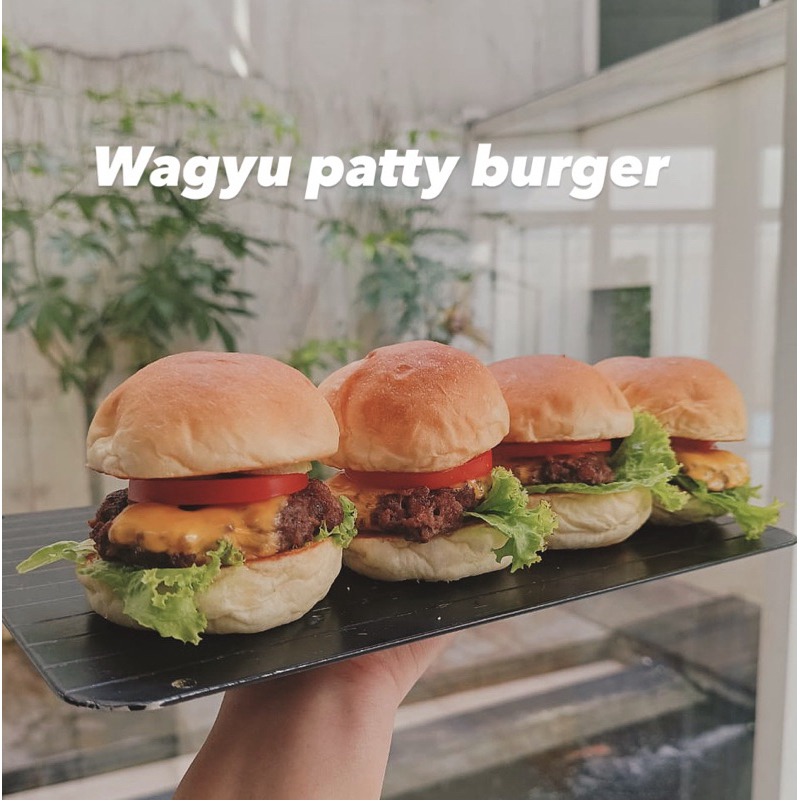 

wagyu patty burger minu 4 pcs