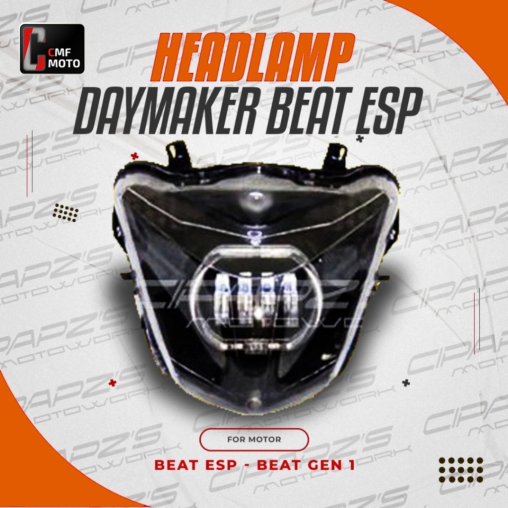 HEADLAM DAYMAKER PNP BEAT ESP / DAYMAKER PNP BEAT GEN 1/HEADLAMP CSTM PNP BEAT ESP