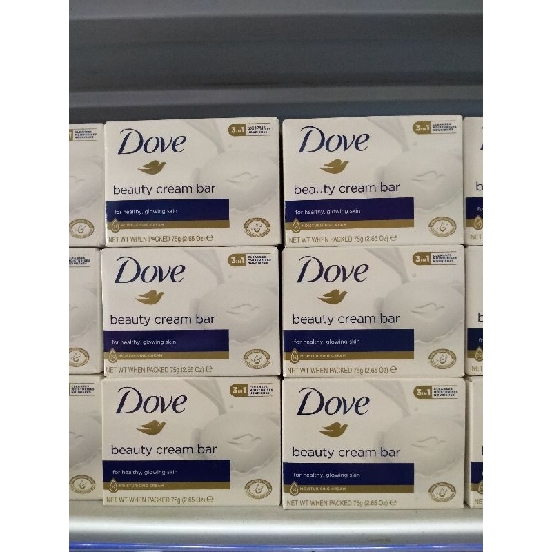 Dove White Beauty Bar Original 75g / Sabun Mandi / Sabun Wajah / Sabun Batangan