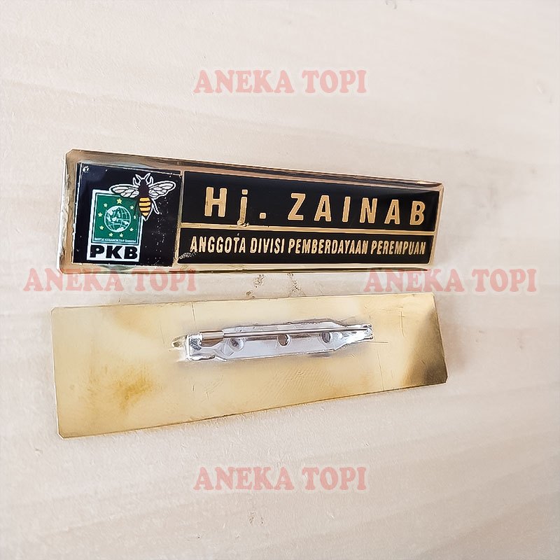 

Name Tag Logo PKB Custom Papan Nama Dada Logo Partai PKB - Aneka Topi