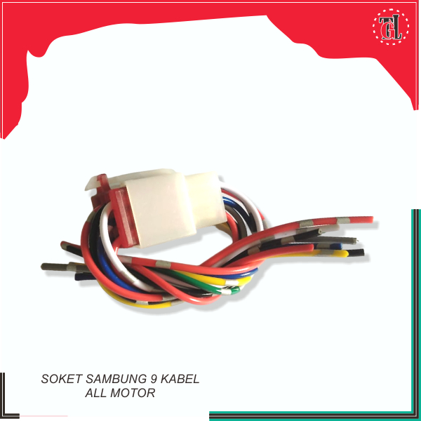 Soket Sambung 9 Kabel All Motor
