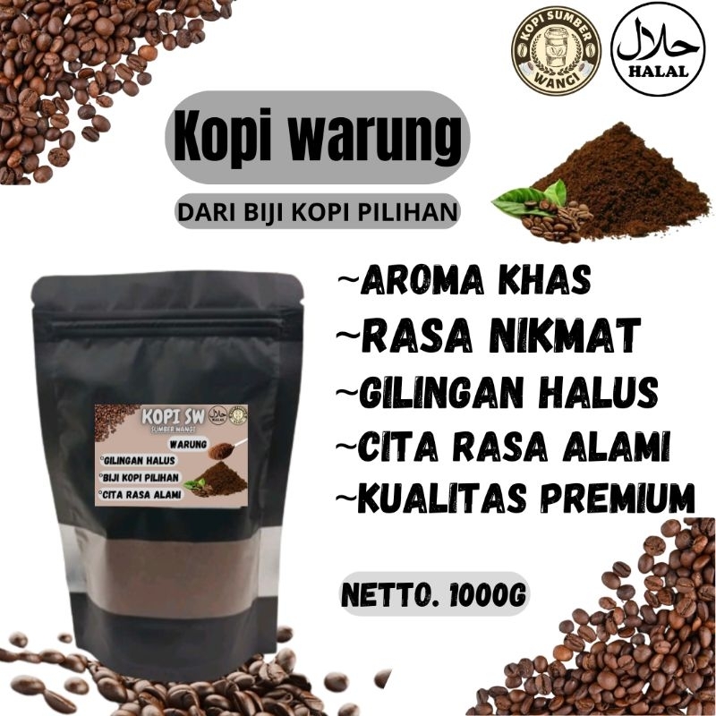 

BUBUK KOPI WARUNG 1kg RASA TAK TERTANDINGI ||KopiSWstore||