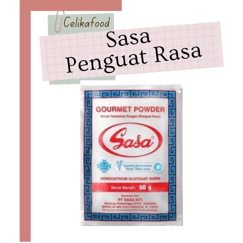 

Sasa Penguat Rasa 250 gr Gourmet Micin Vetsin MSG Bumbu Penyedap Pecin