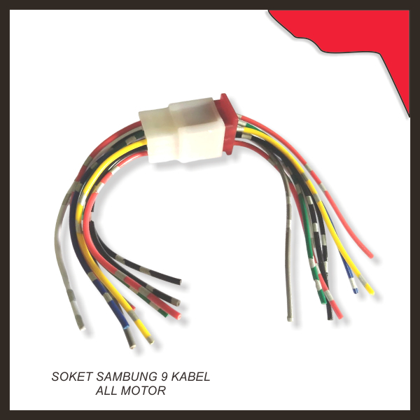 Soket Sambung 9 Kabel All Motor