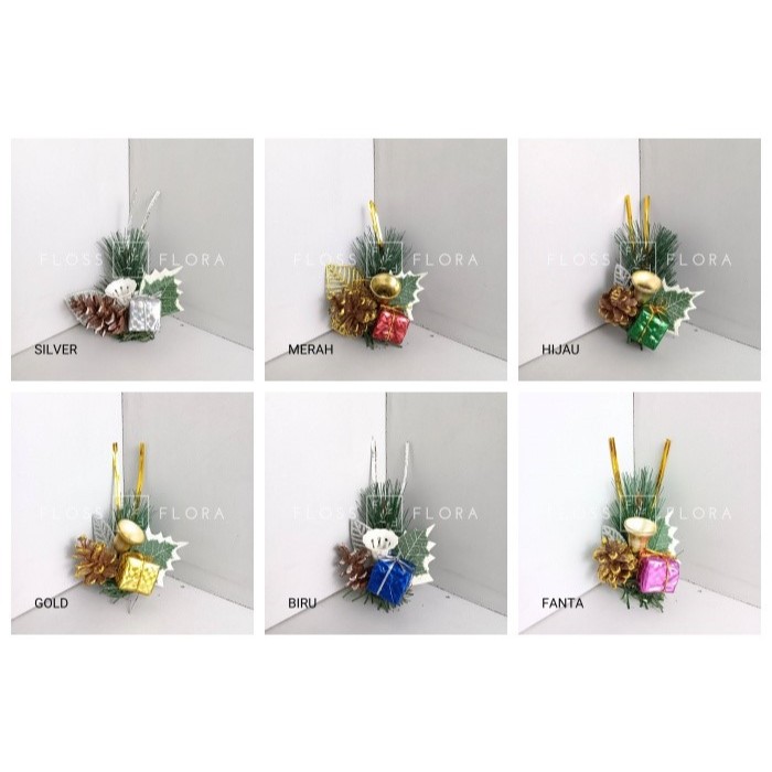Aksesoris Natal / Hiasan Natal / Kado Pinus