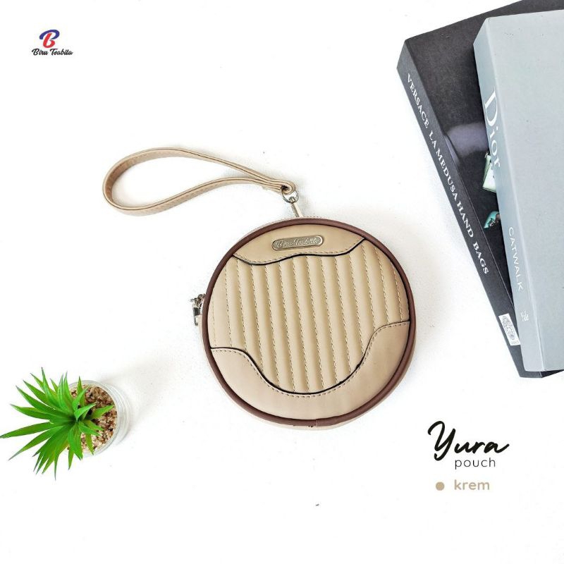 Pouch Yura by Biru Tsabita // Grosir Dompet Murah // dompet bulat biru tsabita