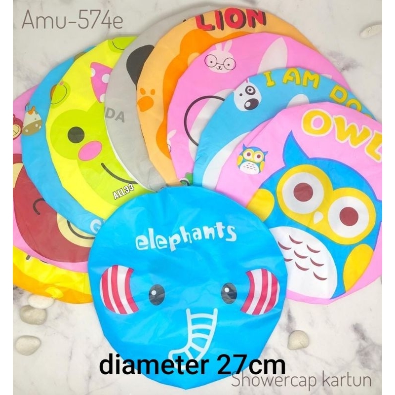 shower caps penutup kepala plastik mandi topi mandi shower cap mandi pelindung kepala mandi