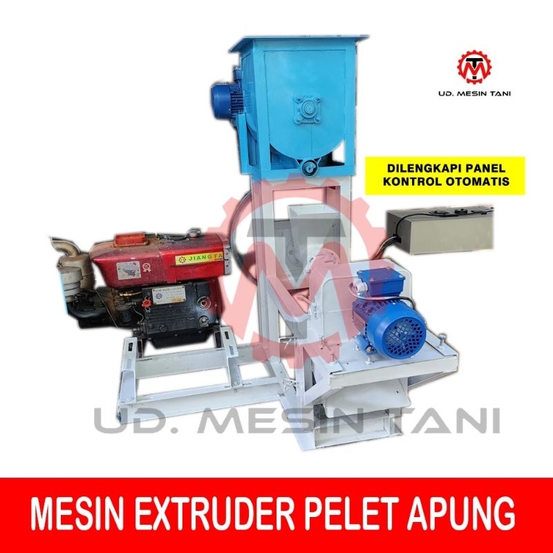 MESIN EXTRUDER CETAK PELET APUNG TIPE 100