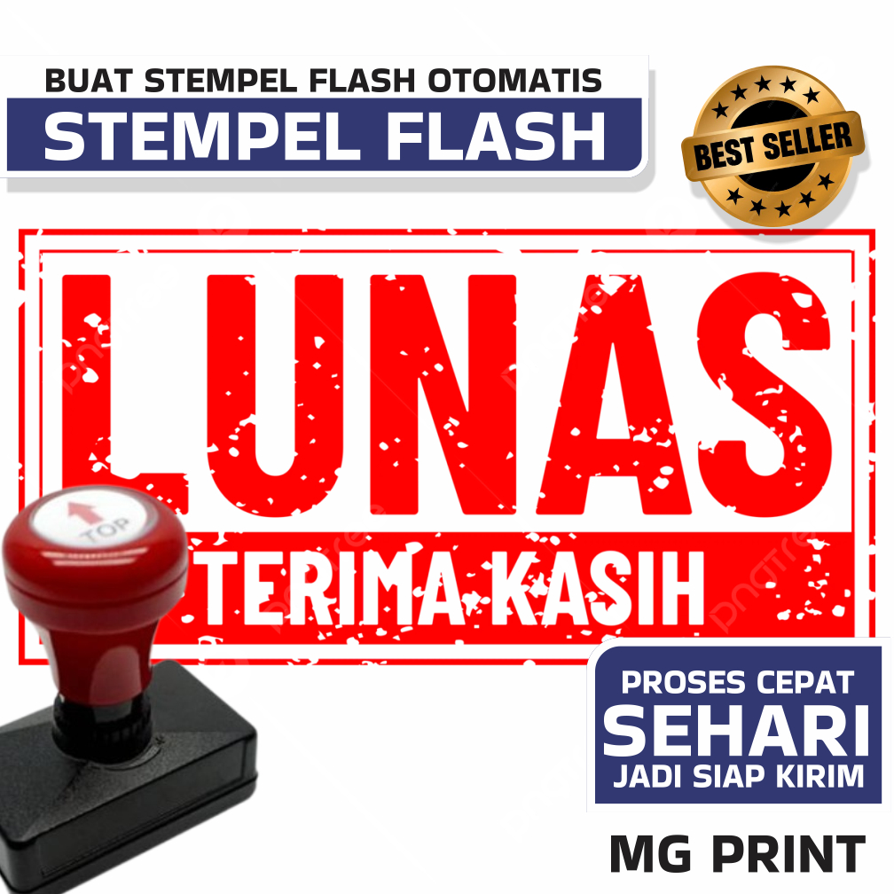 STEMPEL LUNAS | STEMPEL FLASH | STAMPEL OTOMATIS | STAMPEL