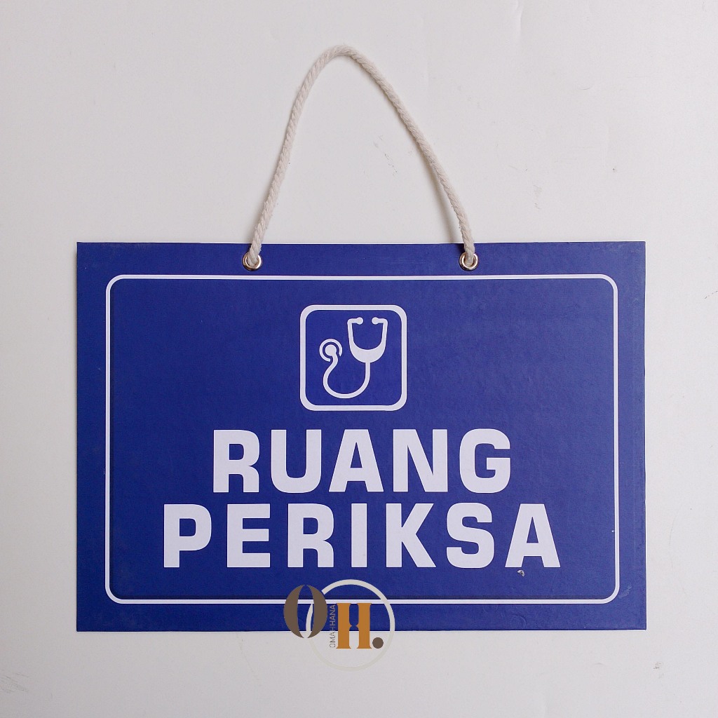 

Hard Poster Ruang Periksa - Sedang Ada Pasien Dimohon Menunggu - Rumah Sakit