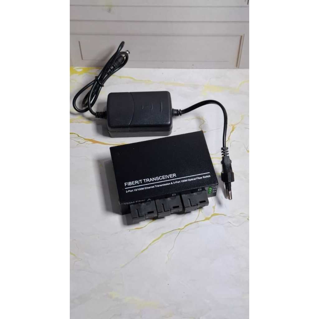 ABB Media converter 3Fo 3port 2port Lan ABB 100mbps htb media fiber 3Fo 2 Lan