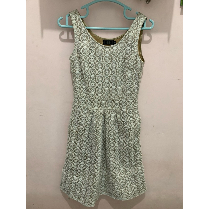 Dress anak brokat/dress brokat