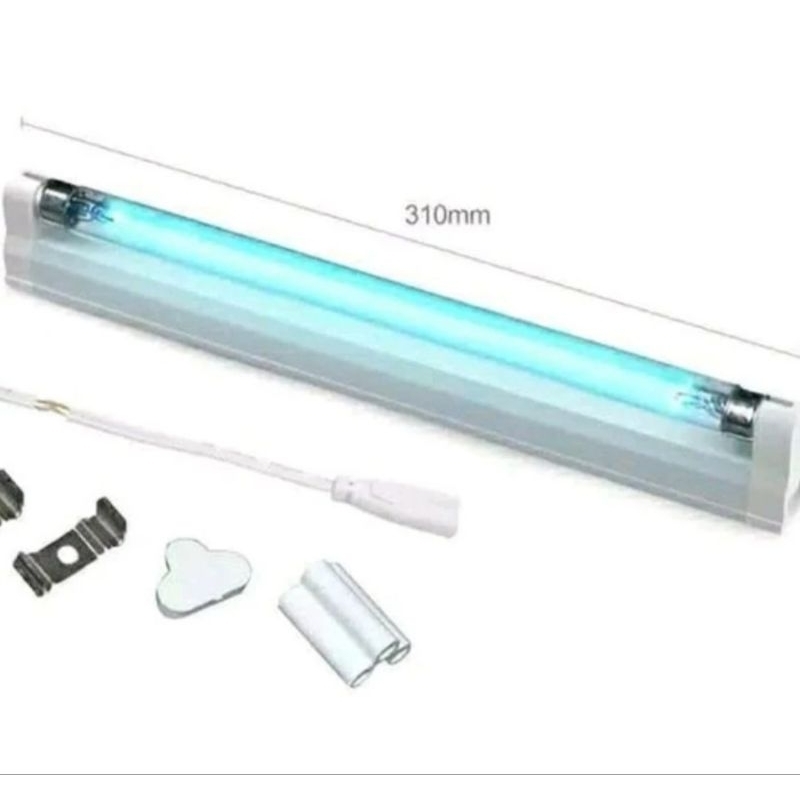 Lampu UVC Sterilizer T5 8watt / UV Kuman Bakteri 8watt Caltech LAMPU ULTRAVIOLET UVC KUMAN - GERMICI