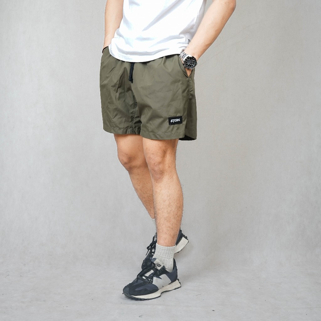 Steigen Boardshort Fabio Green Olive | Celana pendek Hijau olive