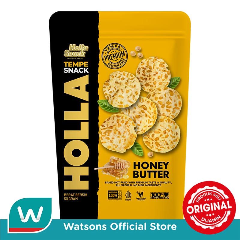 

Holla Snack Tempe Honey Butter 50g