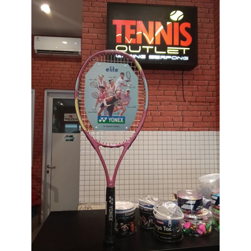 Raket Yonex Elite Pink + String 100% Original