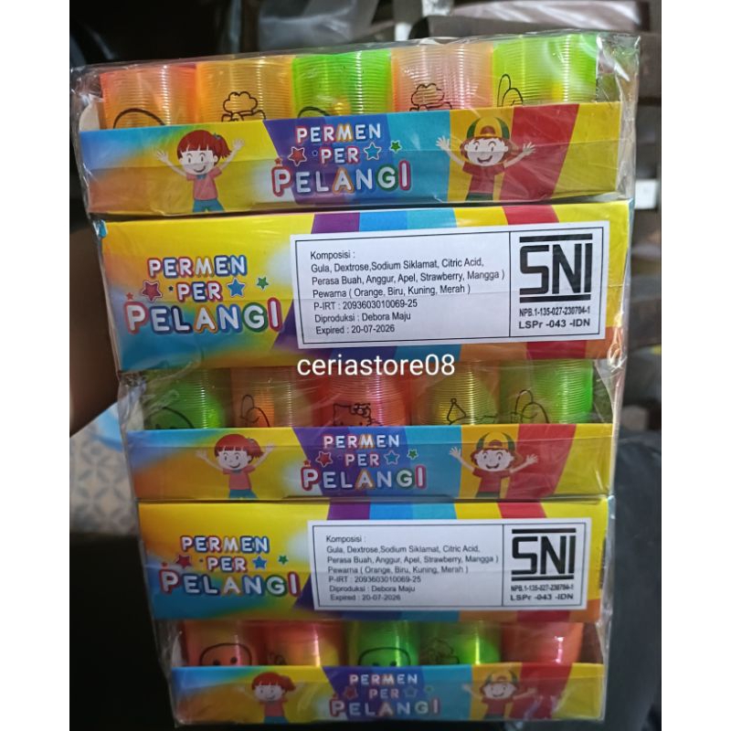 

RB Permen Per Pelangi 30 Pcs