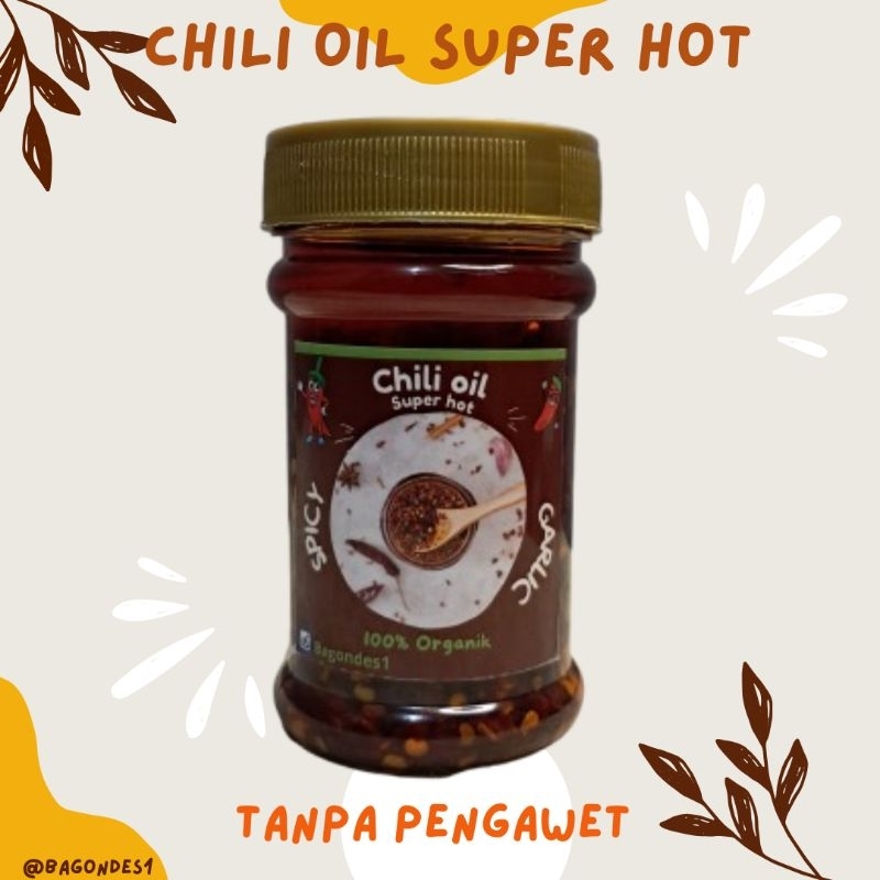 

Chili oil atau Sambel cabe pedas premium berat 150 gram