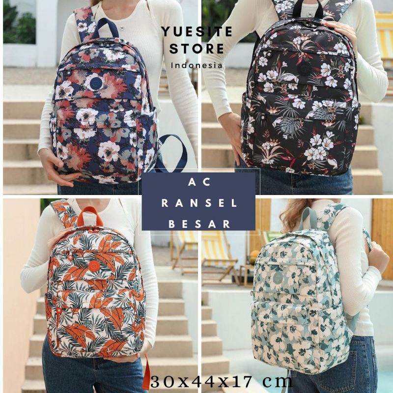 TAS RANSEL  BESAR JUMBO LARGE BACKPACK IMPORT TAS SEKOLAH PUNGGUNG WANITA CEWEK