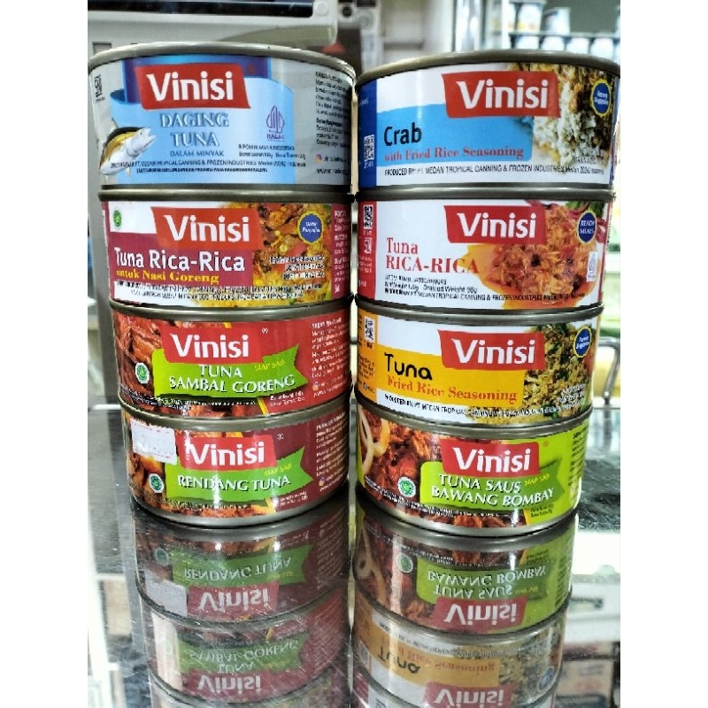

Vinisi Tuna Can Ikan Tuna Kaleng Lokal HALAL