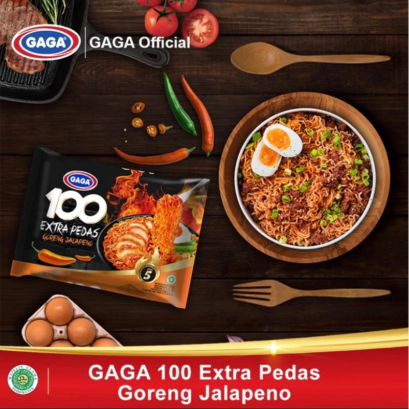 Mie Gaga 100 Extra Pedas Jalapeno 1 Dus