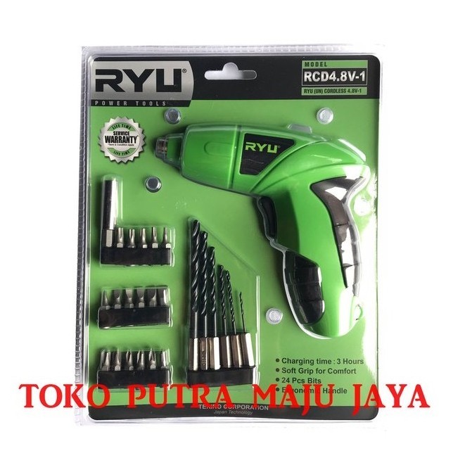 MESIN BOR CHARGER BOR TANPA LISTRIK BOR TANPA KABEL RYU RCD 4.8V-1