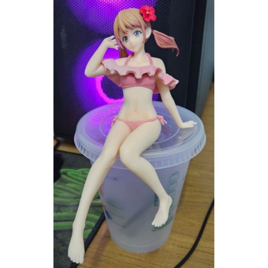 Noodle Stopper Figure Tsukishima Riho - Megami no Cafe Terrace