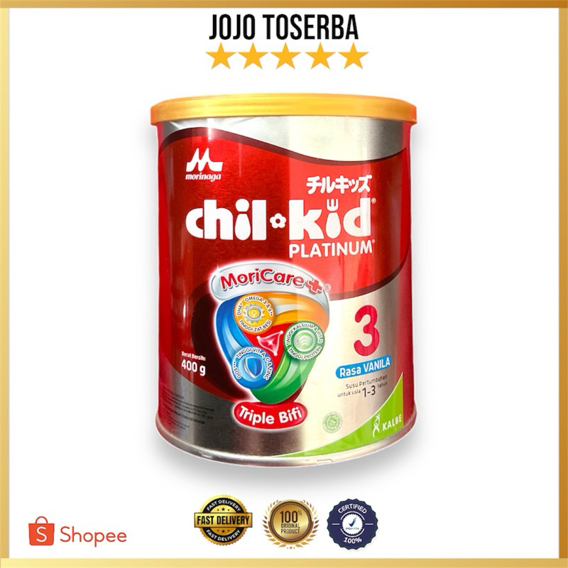 

Morinaga Chil Kid Platinum Moricare+ Vanila 400 G