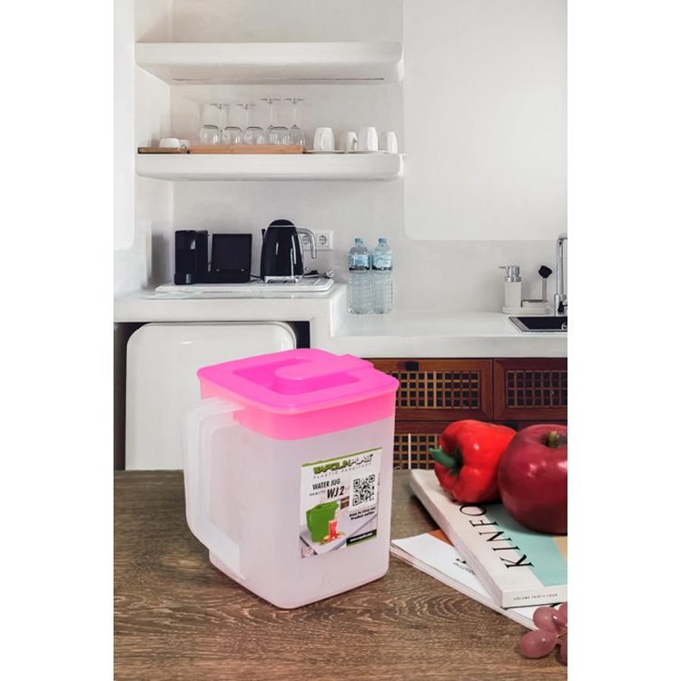Water Jug Wapolin Kotak 1.5 Liter Transparan